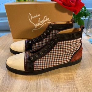 Authentic Christian Louboutin high top sneakers